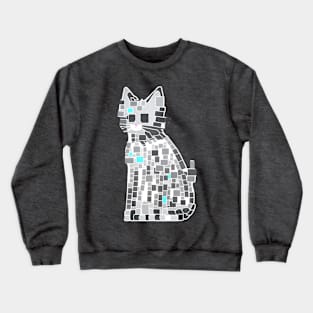 Cubist Cat Crewneck Sweatshirt